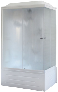 Душевая кабина Royal Bath BP левая стекло матовое 100x80см RB8100BP1-M-L